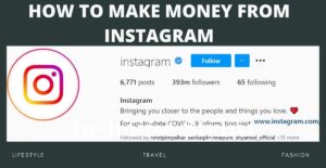 Make money from Instagram
