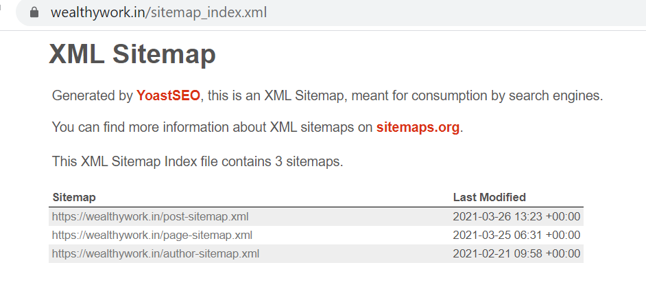 How to check sitemap for Technical seo.