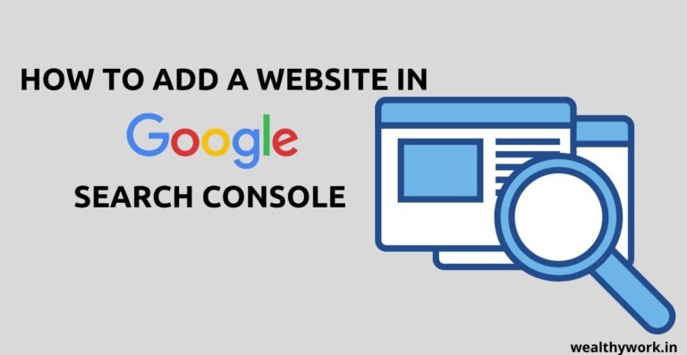 How to add website in google search console
