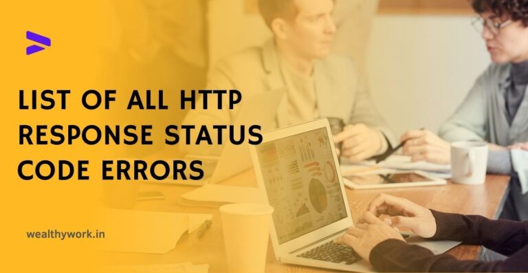 HTTP Response status code errors