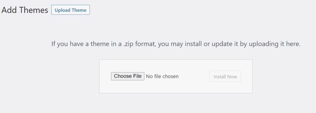 Uploading zip file.