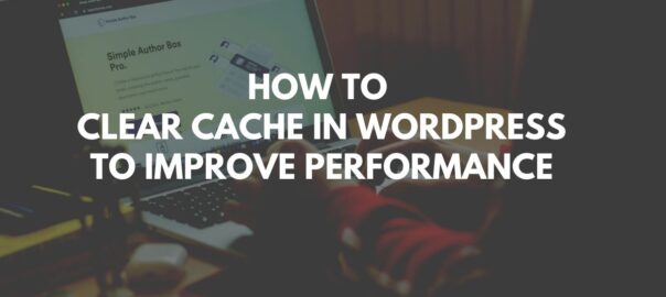 How to clear cache in WordPress.