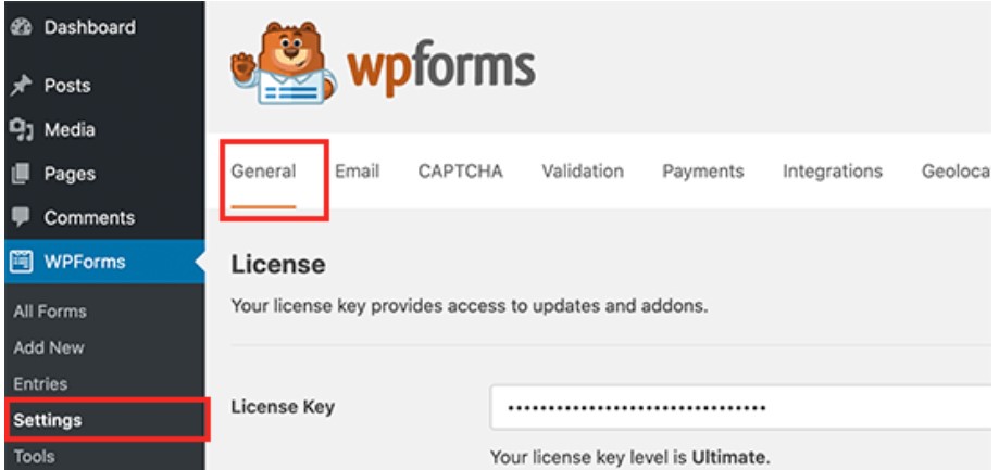 Use wp-forms to check WordPress use cookies.