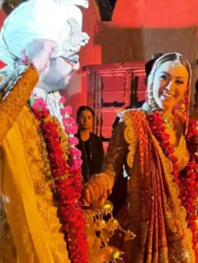 Photos from Hansika Motwani’s wedding include a kiss, a hug, and other memorable moments
