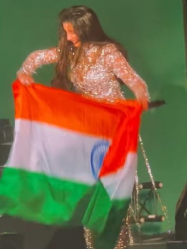 Nora Fatehi waves the Indian Flag at the FIFA event in Doha; says, ‘JAI HIND’
