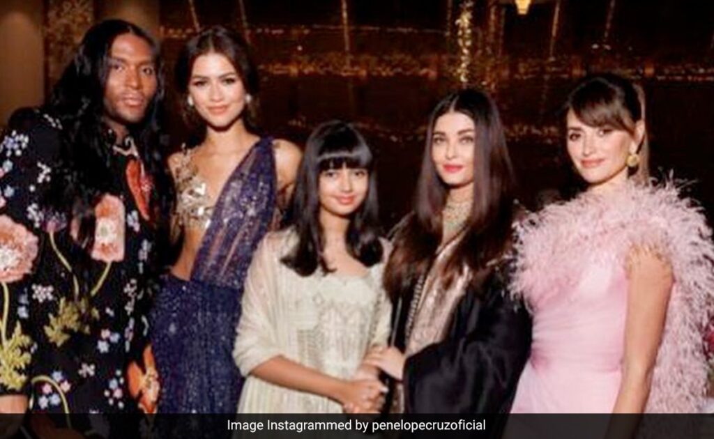Aishwarya Rai Bachchan, Aaradhya Bachchan, Penelope Cruz, and Zendaya in a Blockbuster Pic